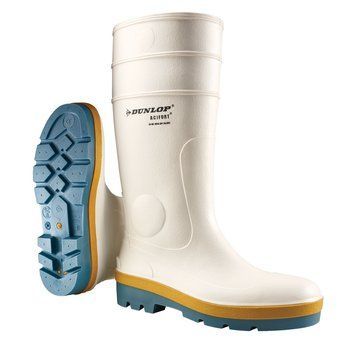 Сапоги резиновые Dunlop Acifort Tricolour белые р.43