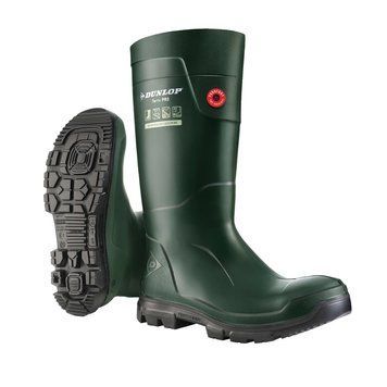 Сапоги резиновые Dunlop Purofort TerraPRO зеленые р.43