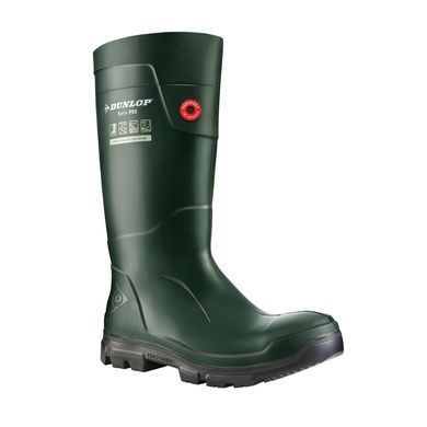 Сапоги резиновые Dunlop Purofort TerraPRO зеленые р.43