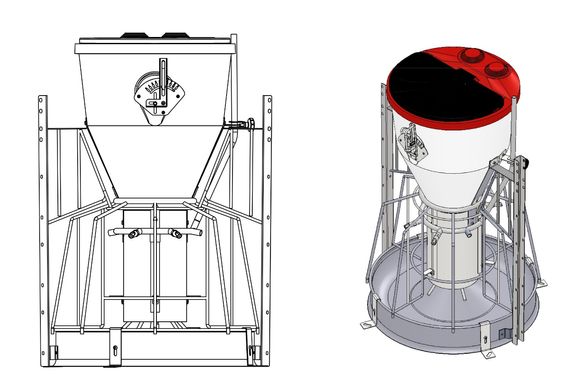 Тубомат для откорма TSKK (T-O-M HOX) на 8 кормомест