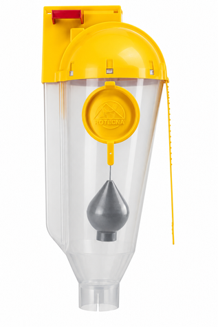 Дозатор годівниці для сипких кормів FIVE, 7 л, жовтий