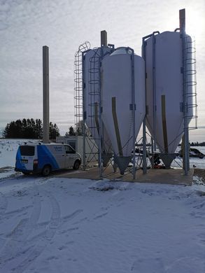 Бункер для кормів 31,0 м&sup3; склопластиковий