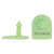 Бирка MS TAG арка, с номером