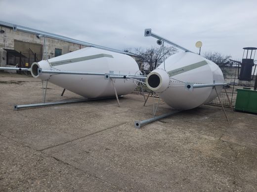 Бункер для кормів 31,0 м&sup3; склопластиковий