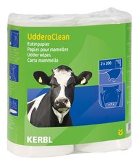 Паперові серветки  Uddero Clean для очищення вимені, KERBL