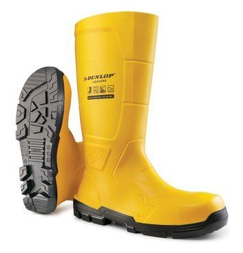 Сапоги резиновые Dunlop Work-It S5 желтые р.40